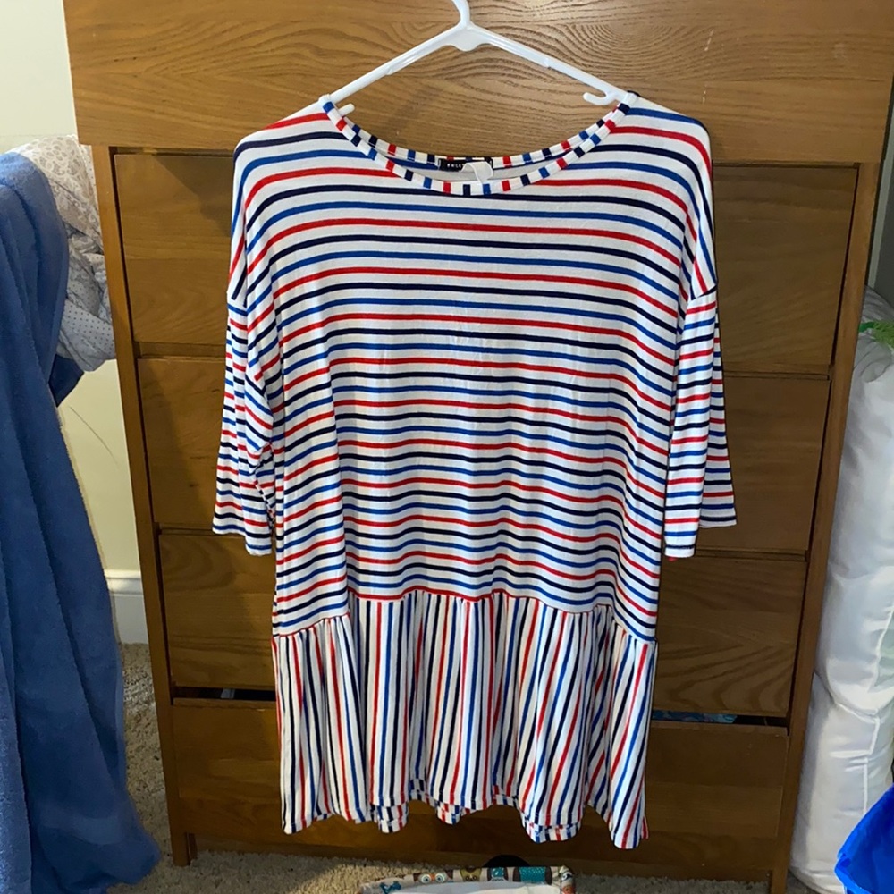 Red, White & Blue Blouse